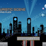 Futuristic Scene – create levels in minutes