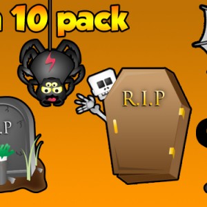 spooky block pack graphic