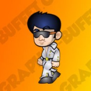 Animated Elvis Type Character