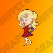 Animated Lady Character