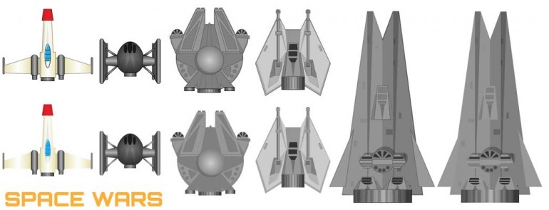 Free 2D space ships