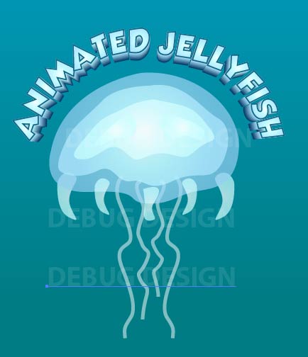 animated moving jellyfish