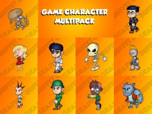 game characters multi pack