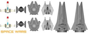 starships game graphics