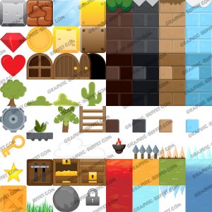 Cute and Simple Platform Game 2D Asset Pack From Graphic Buffet
